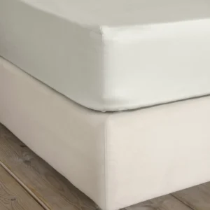 Σεντόνι Μονό με Λάστιχο Superior Satin - Fog Beige