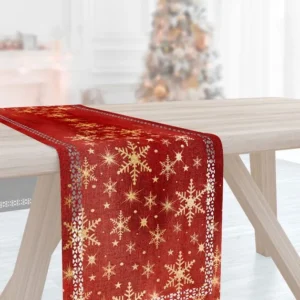Χριστουγεννιάτικη Τραβέρσα 2037 Red Laser Cut
