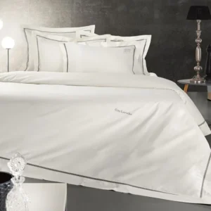 Σετ 3τμχ Παπλωματοθήκη Blend Silver-Ivory