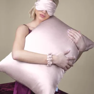 Μεταξωτή Μαξιλαροθήκη Beauty Sleep Pudra