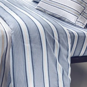 Σετ 4τμχ Σεντόνια Pinstripe Denim με Λάστιχο - Image 3