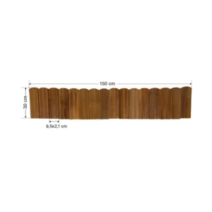 Roll bar με ξύλο πλάκα - 150x30cm