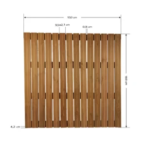 Πάτωμα πλακάκι ντεκ εξωτερικού χώρου - 150x150cm