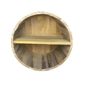 Ράφια από βαρέλι με 2 χωρίσματα - 62x42cm