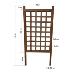Καφασωτό Ζαρντινιέρας 70x150 cm