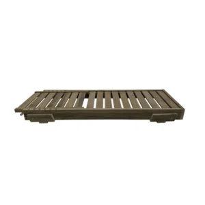 Ξαπλώστρα παραλίας επαγγελματική Φυσ. καφέ - Στοιβαζόμενη- 1214 - 200x68x32cm - TESIAS - Image 6