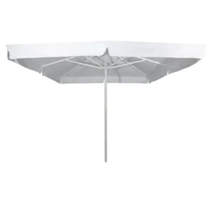 Ομπρέλα κήπου 300x300cm 8 ακτίνες Polyester Λευκό