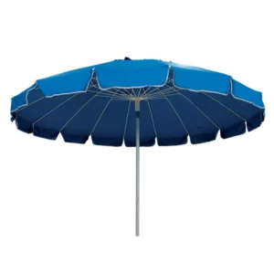 Ομπρέλα παραλίας πισίνας Φ240cm / 16 - Polyester - Μπλε