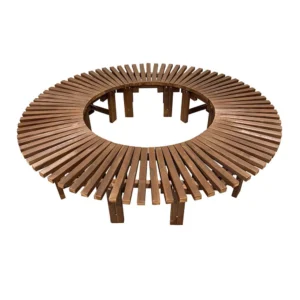 Παγκάκι στρογγυλό 15 ατόμων 210x210cm - Image 3