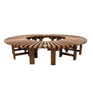 Παγκάκι στρογγυλό 15 ατόμων 210x210cm - Image 5