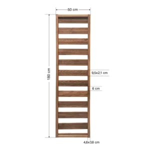 Ξύλινο διαχωριστικό καφασωτό 50x180cm