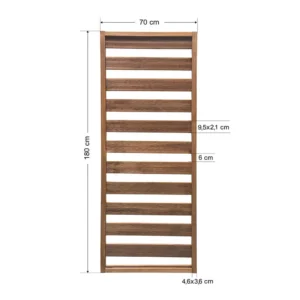 Ξύλινο διαχωριστικό καφασωτό 70x180cm