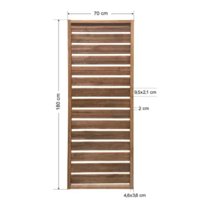 Ξύλινο διαχωριστικό καφασωτό 70x180cm