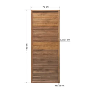 Ξύλινο διαχωριστικό καφασωτό 70x180cm