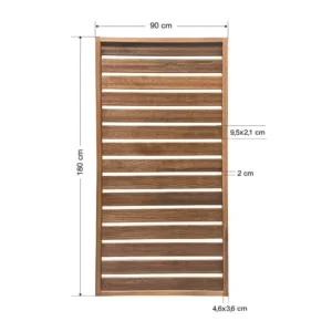 Ξύλινο διαχωριστικό καφασωτό 90x180cm