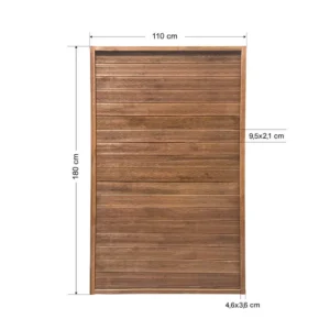 Ξύλινο διαχωριστικό καφασωτό 110x180cm