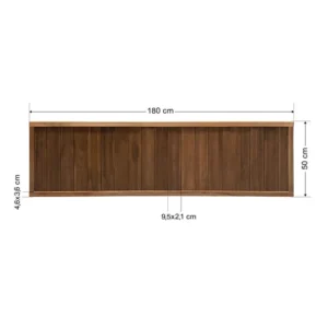 Ξύλινος φράχτης κλειστού τύπου 180x50cm