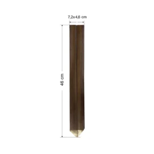 Σετ 10 τμχ πάσσαλοι δοκός 50109 7.2X4.6X46 cm με μύτη