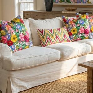 Ύφασμα Λονέτα Half Panama Texas Digital Print 100% Cotton 200gsm Φάρ 280εκ