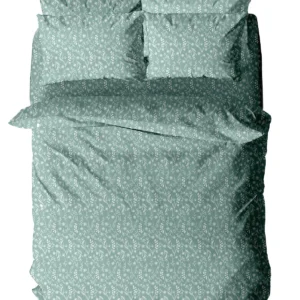 Μαξιλαροθήκη Menta Εμπριμέ 420 Aqua 50x70