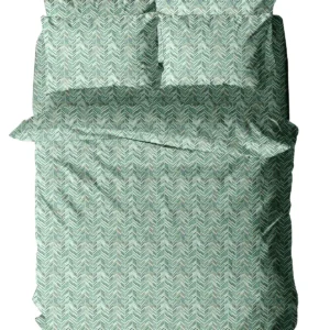 Σετ Σεντόνια Menta Εμπριμέ 460 Aqua Υπερδιπλο (240x260)