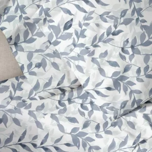 Παπλωματοθήκη Menta Εμπριμέ 050 Blue Μονή (170x250)