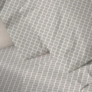 Παπλωματοθήκη Menta Εμπριμέ 530 Grey Μονή (170x250)