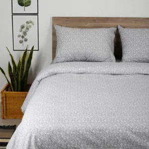 Παπλωματοθήκη Cotton Feelings 920 Grey Μονή (170x250)