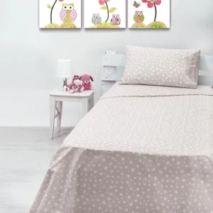 Παπλωματοθήκη Cotton Feelings 22 Grey Μονή (170x250)