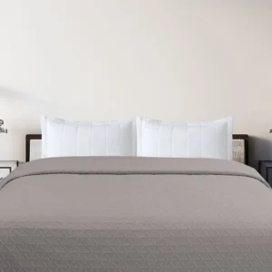 Κουβερλί Solar Light Grey Υπέρδιπλο (220x240)