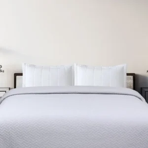 Κουβερλί Voielo Light Grey Υπέρδιπλο (220x240)