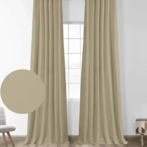Κουρτίνα μπλακάουτ Lago Beige 145×280