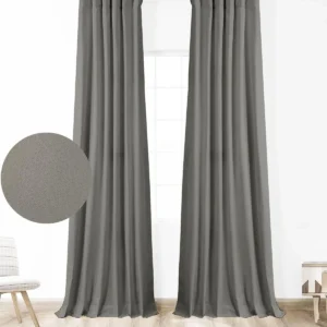 Κουρτίνα μπλακάουτ Lago Grey 145×280