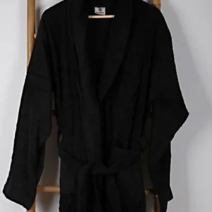 Μπουρνούζι Sato Black Large
