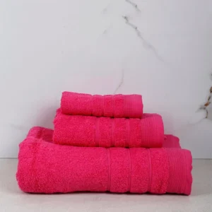 Πετσέτα Χίμπουρι 4 Fuchsia Μπάνιου (70x140)