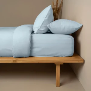 Σεντόνι Cotton Feelings φλατ 103 Light Blue Υπέρδιπλο (235x270)