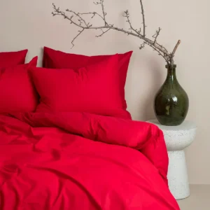 Σετ Σεντόνια Cotton Feelings 113 Red Μονό (165x270)
