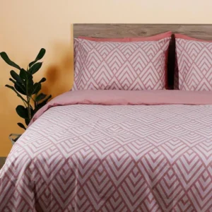 Σετ Σεντόνια Cotton Feelings 2036 Pink Μονό (165x270)