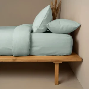 Σετ Σεντόνια Cotton Feelings 105 Aqua Υπέρδιπλο με λάστιχο (170x205+30)
