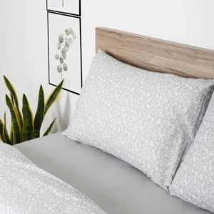 Σετ Σεντόνια Cotton Feelings 920 Grey Υπέρδιπλο με λάστιχο (170x205+30)