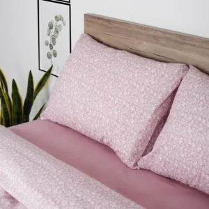Σετ Σεντόνια Cotton Feelings 920 Pink Υπέρδιπλο με λάστιχο (170x205+30)
