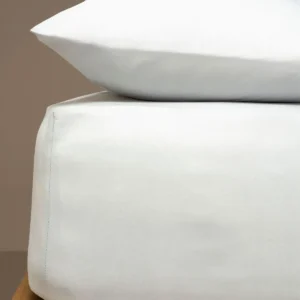 Κατωσέντονο Menta με λάστιχο 1 White Μονό (100x200+25)