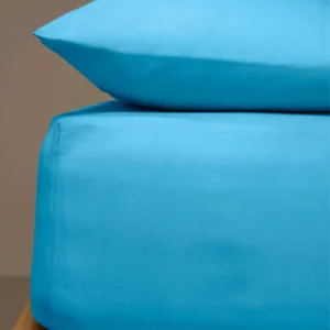 Κατωσέντονο Menta με λάστιχο 15 Turquoise Υπέρδιπλο (180x200+25)
