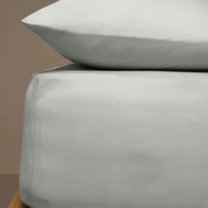 Κατωσέντονο Menta με λάστιχο 18 Light Grey Ημίδιπλο (120x200+25)