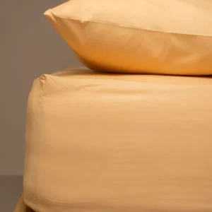 Κατωσέντονο Menta με λάστιχο 4 Beige Ημίδιπλο (120x200+25)