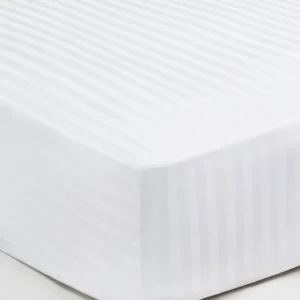 Κατωσέντονο Satin Stripes με λάστιχο Διπλό (160x200+40)