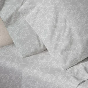 Σετ Σεντόνια Menta Εμπριμέ 020 Grey Μονο (160x250)