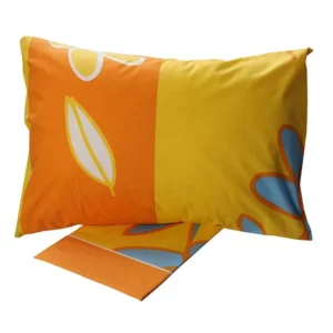 Σετ Σεντόνια Cotton Feelings εμπριμέ 129 Yellow Μονό (160x260)