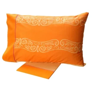 Σετ Σεντόνια Cotton Feelings εμπριμέ 2017 Orange Μονό (160x260)