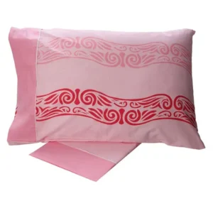 Σετ Σεντόνια Cotton Feelings εμπριμέ 2017 Pink Μονό (160x260)